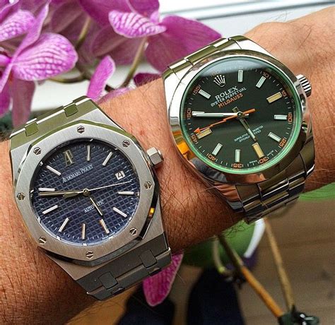 rolex president vs audemars piguet royal oak|audemars piguet or rolex.